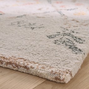 Bedmatje 100% wol, handgetuft, Ashwin