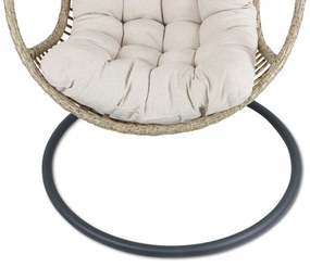 Coco Vedella Hangstoel Aluminium/wicker Taupe