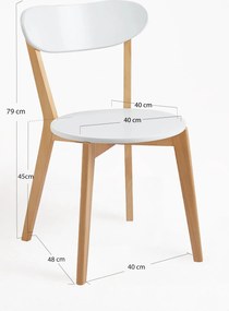 Set 4 Tabe Stoelen