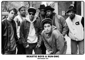 Poster Beastie Boys / Run Dmc - Amsterdam 1987, (84 x 59.4 cm)