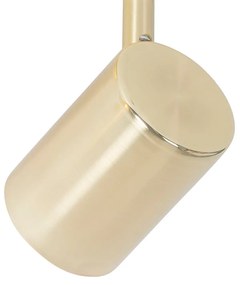 Moderne plafondlamp messing 2-lichts verstelbaar - Jeana