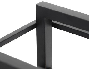 Industriële tafellamp zwart - Cage Rack