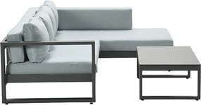 Garden Impressions Kiki loungeset 3-delig links - mint grijs