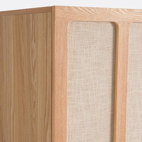 2-deurskast, essenfineer en linnen, Esmara