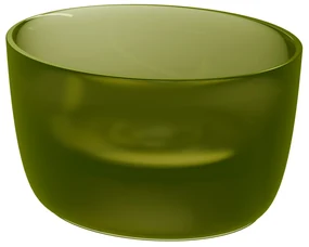 Riho Oval waskom solid surface frosted forest