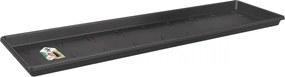 elho green Basics schotel  voor Balkonbak 40- Living black (Zwart) - 37 x 15 x H 3 cm