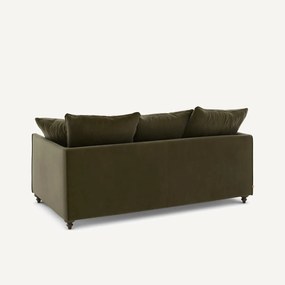 Omvormbare compacte bank in fluweel, Lazare