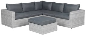 Garden Impressions Bruno loungeset 4-delig - licht grijs