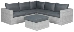 Garden Impressions Bruno loungeset 4-delig - licht grijs