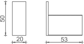 Plieger Altea handdoekhaak geborsteld chroom