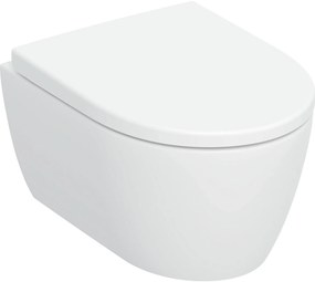 Geberit iCon compact hangtoilet vuilafstotend met softclose, quickrelease en TurboFlush wit