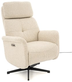 Beige Relaxfauteuil Elektrisch