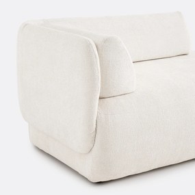 Longchair, rechts, dik fluweel, Méridiano