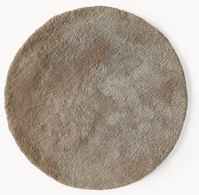 Rond hoogpolig vloerkleed Leighton