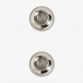 Pack Van 2 Kommen Van Roestvrij Staal Ladispoli Ø12 Cm - Sklum