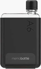 Waterfles Memobottle A6, met siliconen hoes
