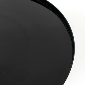Zuiver Shiny Bomb Zwarte Design Salontafel Rond - 67 X 67cm.
