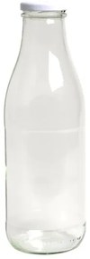 Melkfles, glas, 1 l