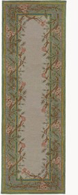 Handgetufte hoog-laag wollen loper Verona Floral