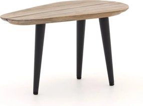 Loungetafel ROUGH | Driehoek | Tuintafel Teakhout | 75x43cm | Kees Smit Tuinmeubelen