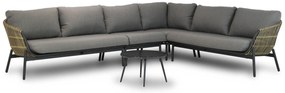 Hoek loungeset 5 personen Aluminium/wicker Taupe  Coco Nathan/Enchante