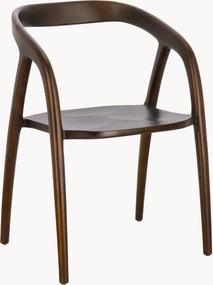Teakhouten eetkamerstoelen Dotty met armleuningen, 2-delig