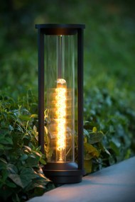 Lucide Cadix sokkellamp 15W 16x50cm zwart
