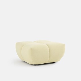 Poef, in gewatteerde stof, breedte 83 cm, NURIA