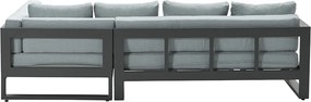 Garden Impressions Kiki loungeset 3-delig links - mint grijs