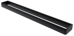 Haceka Aline Handdoekhouder - 61cm - dubbel - mat zwart 1208655