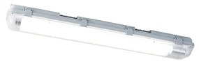 Buitenlamp TL armatuur grijs incl. LED 15W 2250 lm 4000K IP65 - Base IP65 Buitenverlichting