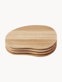 Snijplanken Cairn van eikenhout, 4 stuks