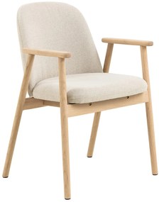 RODERIC Beige (Apia 453)/geolied - HOUTEN STOEL VOOR WOONKAMER, EETKAMER, KEUKEN RETRO