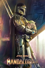Poster Star Wars: The Mandalorian - Clan van twee, (61 x 91.5 cm)