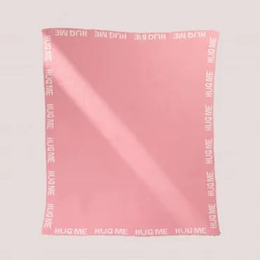 Katoenen deken Rose Kids Roze – pioen - Sklum
