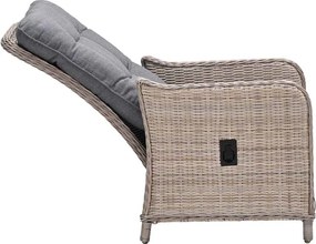 Garden Impressions Nova lounge tuinstoel verstelbaar - vintage willow