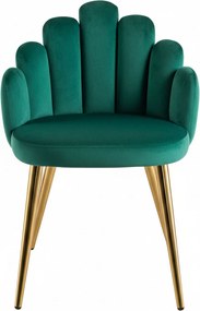 Hand Goud Fluwelen Stoel