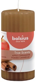 Bolsius Geurstompkaarsen geribbeld appel-kaneel 6 st True Scents 120x58 mm