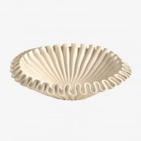 Decoratieve Schaal Van Hars Irente Wit & Ø30 Cm - Sklum