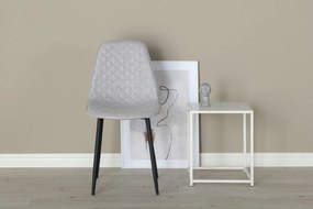 Jörn Eetkamerstoel - Kelsey - Lichtgrijs - Fluweel - Jörn