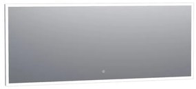 Saniclass Edge spiegel 180x70cm inclusief dimbare LED verlichting met touchscreen schakelaar 3980s