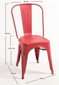 Pak 4 Torix Vintage Stoelen