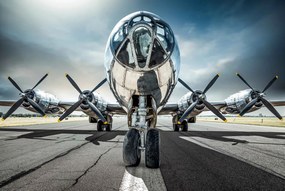 Glasschilderij B29 Superfortress 80x120cm
