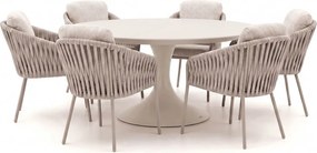 + 15% kassakorting | Diningset SUNS | 6 personen | Tuinset sintered stone | 7-delig | Kees Smit Tuinmeubelen