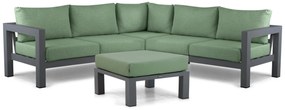 Hoek loungeset 5 personen Aluminium Grijs Lifestyle Garden Furniture Luca