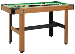 vidaXL Biljarttafel 4 feet 122x61x76 cm bruin