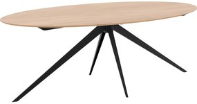 Goossens Excellent Eettafel Uniek, Ovaal 180 x 110 cm