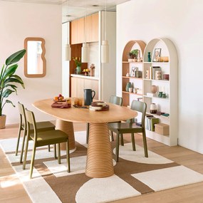 Spiegel in bamboeH90 cm, Ondara