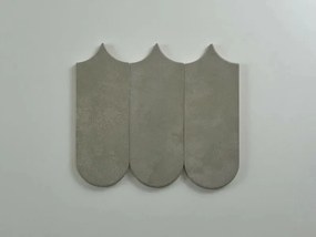 Jabo Alure wandtegel taupe visschub 8x21.5cm