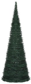 vidaXL Kunstkerstboom met LED pop-up 180 cm groen